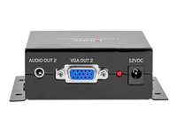 Récepteur VGA Cat.6 2 ports, 300m