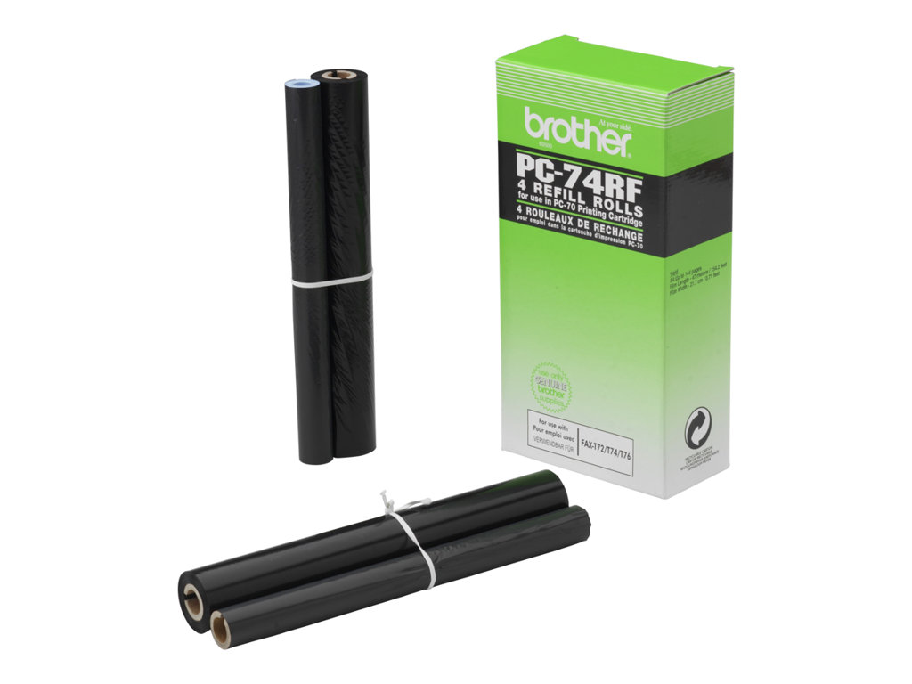 Brother PC74RF - Ruban d'impression pour FAX-T104, T106, T74, T76, T78