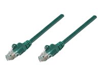 Intellinet Network Patch Cable, Cat5e, 5m, Green, CCA, U/UTP, PVC, RJ45, Gold Plated Contacts, Snagless, Booted, Lifetime War