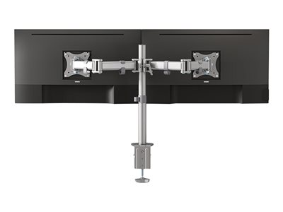 NEOMOUNTS Flat Desk Mount 2 screens Silv