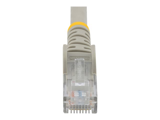 Image of StarTech.com 10m CAT6 Ethernet Cable, 10 Gigabit Snagless RJ45 650MHz 100W PoE Patch Cord, CAT 6 10GbE UTP Network Cable w/Strain Relief, Grey, Fluke Tested/Wiring is UL Certified/TIA - Category 6 - 24AWG (N6PATC10MGR) - patch cable - 10 m - grey