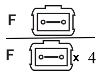 AddOn - Câble de sortie de ventilation - MPO-16/PC multi-mode (F) pour MPO/PC multi-mode (F) - 25 m 