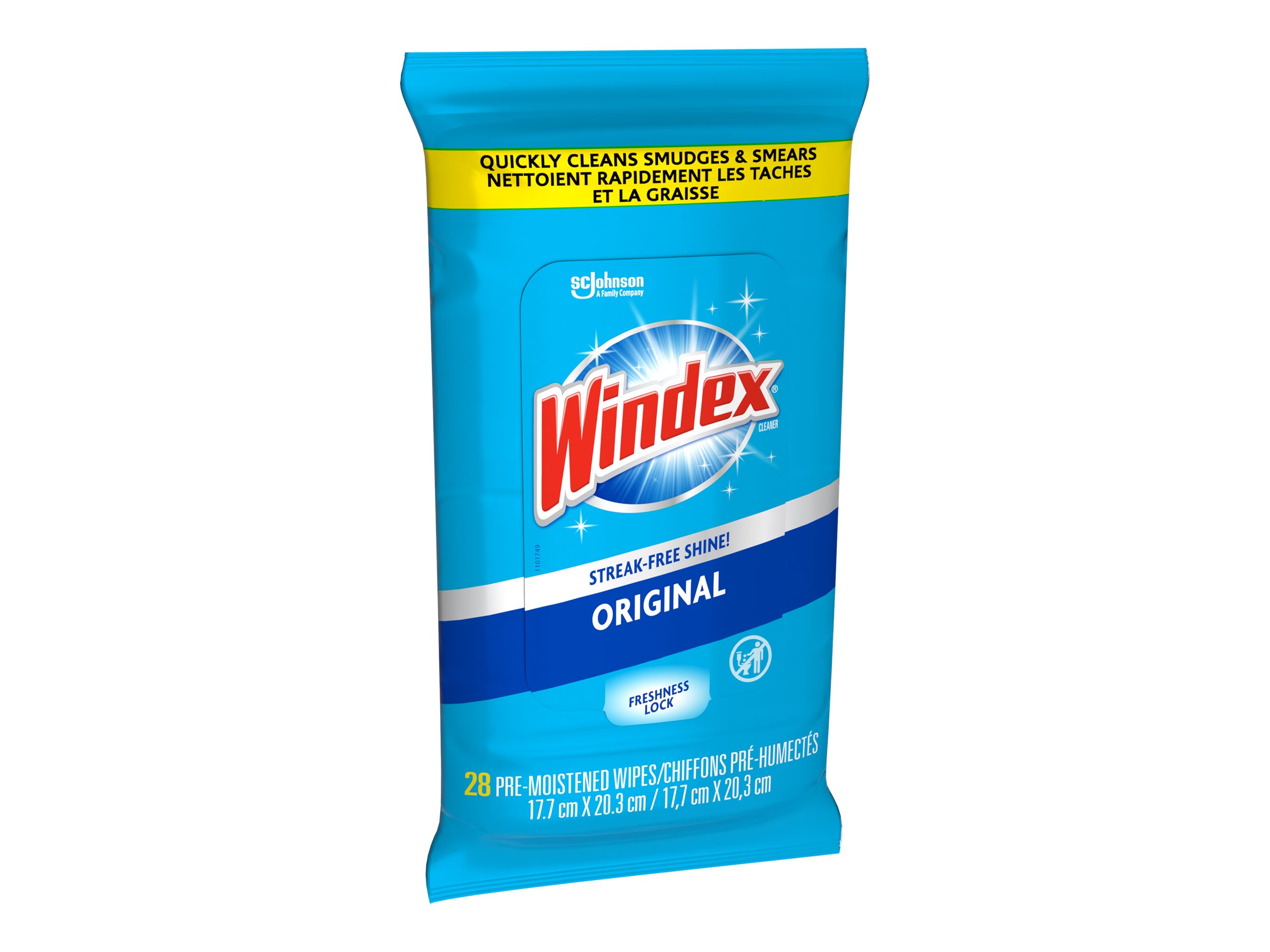 Windex Original Glass Wipes - 28s