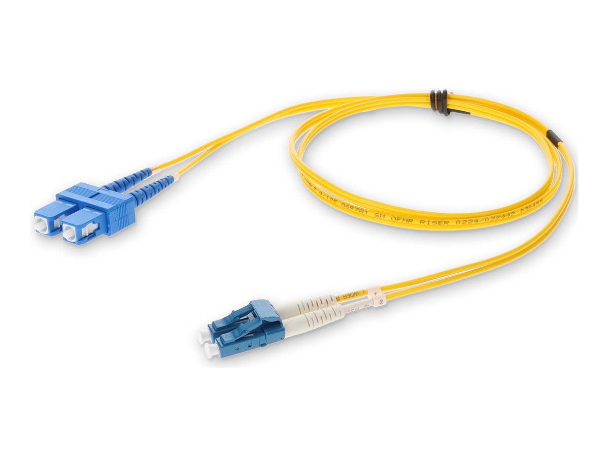 AddOn 10m LC to SC OS1 Yellow Patch Cable