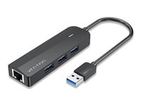 Vention Hub 3 porte USB / Gigabit Ethernet