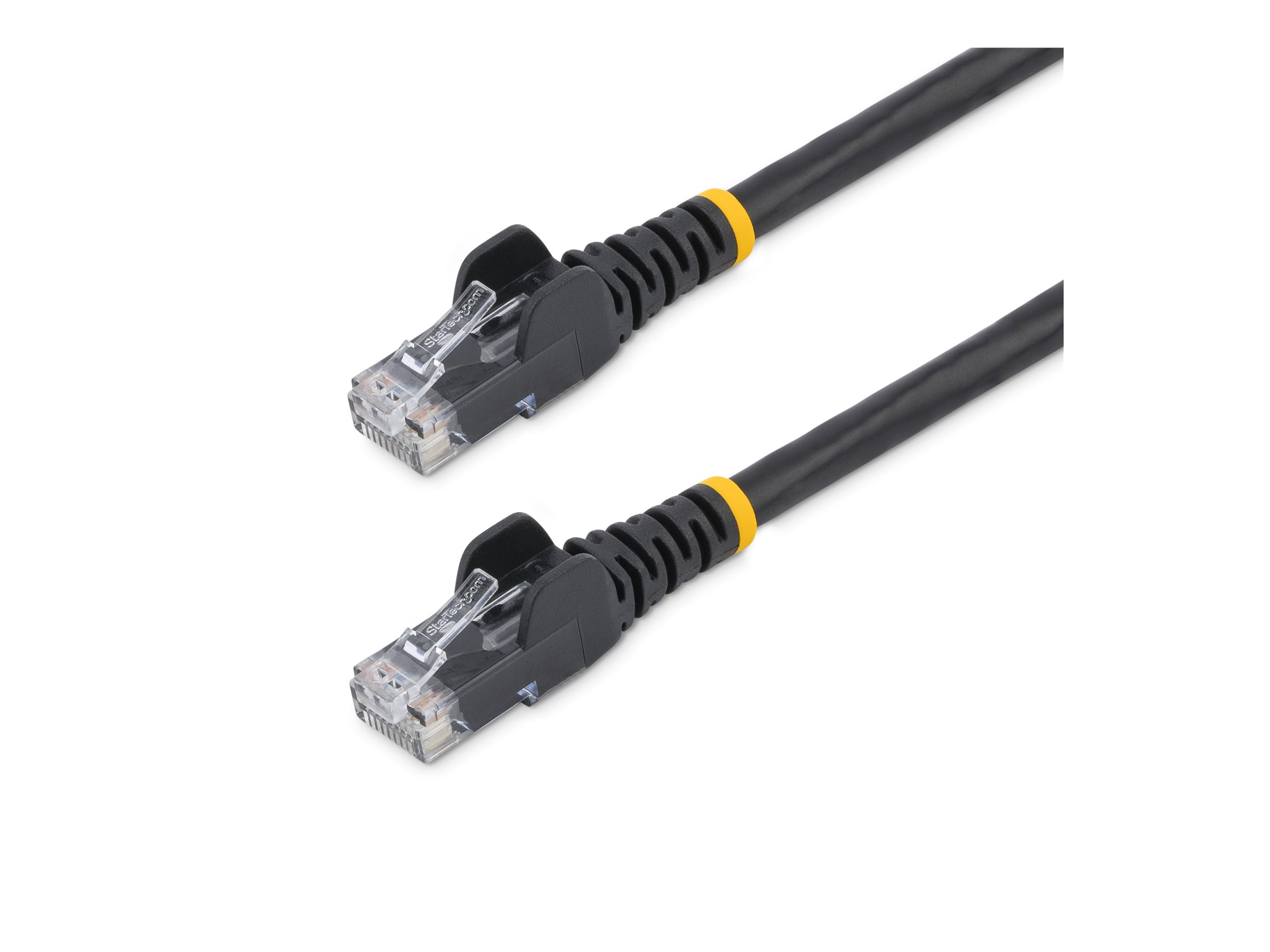 Startech 15ft CAT6 Ethernet Cable, 10 Gigabit Snagless RJ45 650MHz 100W PoE Patch Cord, CAT 6 10GbE UTP Network Cable w/Strain Relief, Black, UL Certified Wiring, 10 Pack