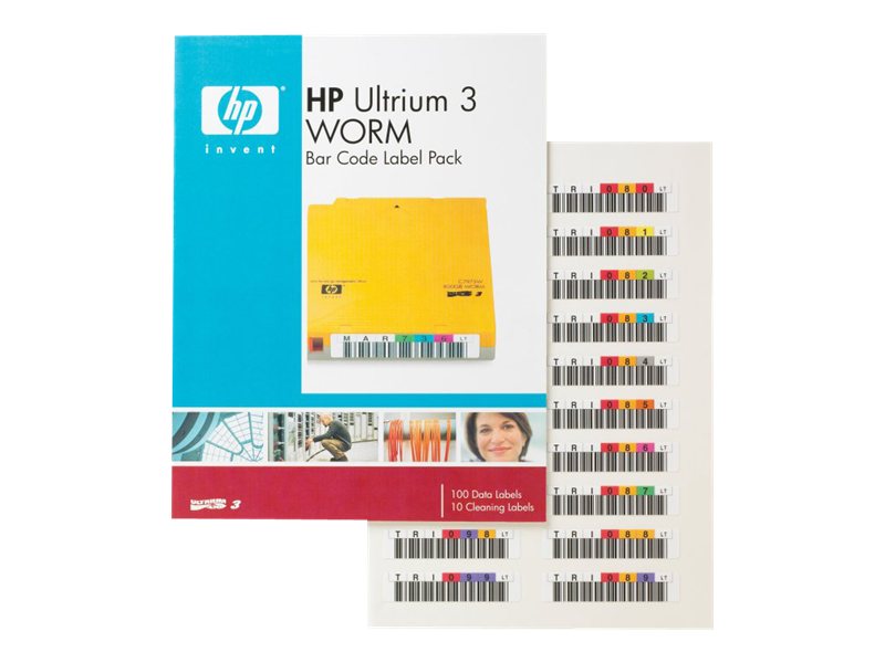 HPE Ultrium 3 WORM Bar Code Label Pack