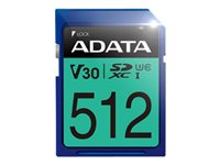 ADATA Premier Pro SDXC UHS-I U3 Class 10 (V30S) SDXC 512GB 100MB/s