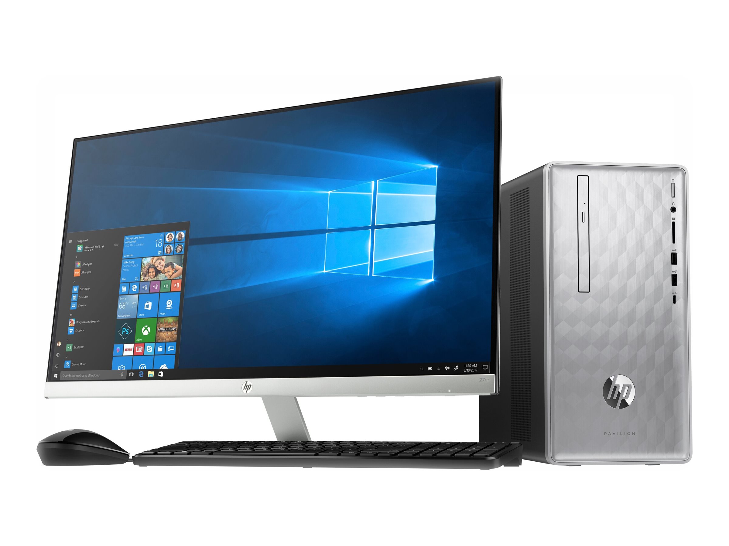 サーバー hp pavilion desktop 590 Amazon.com: HP Pavilion Desktop Computer, Intel Core i3-8100