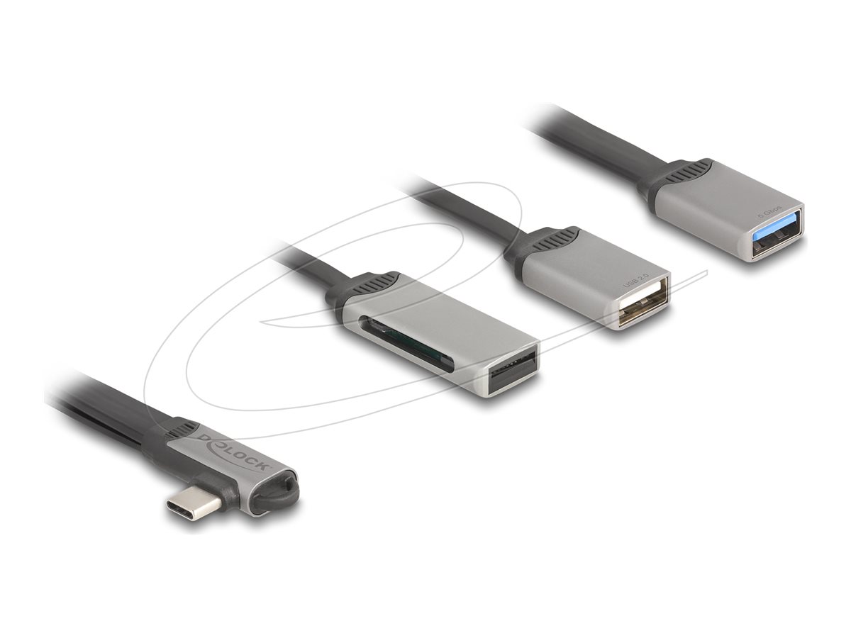 2 Port USB Hub including SD and Micro SD
