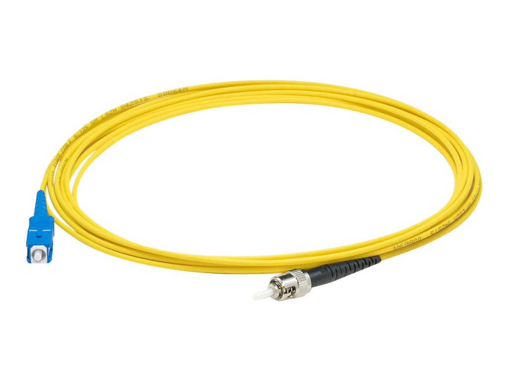 AddOn 5m SC to ST OS1 Yellow Patch Cable