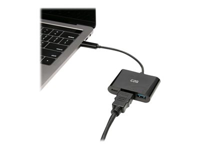C2G USB C Mini Docking Station Kit for Chromebook