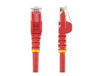 StarTech.com 3m CAT6 Cable - Red Snagless CAT 6 Wire - 100W RJ45 UTP 650MHz Category 6 Network Patch Cord UL/TIA (N6PATC3MRD) CAT 6 Ikke afskærmet parsnoet (UTP) 3m Patchkabel Rød