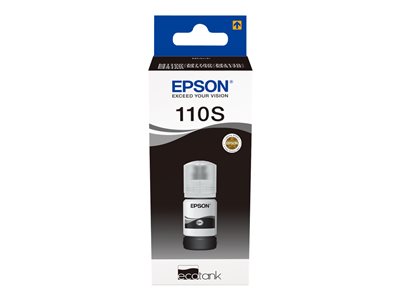 EPSON 110S EcoTank Pigment black ink - C13T01L14A