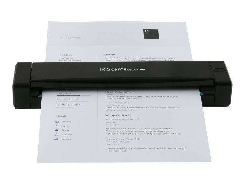 IRIS IRIScan Executive 4 - scanner  feuilles - portable - USB 2.0