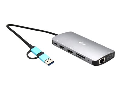 I-TEC USB-C Metal Nano Dock 3xDisplay+PD - CANANOTDOCKPD