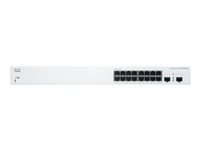 Cisco Business 220 Series CBS220-16T-2G - switch - 18 ports - smart - rack-mountable