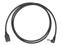 DJI 24 pin USB-C (male) - DC-strømstik (male) Sort 1.25m Strømkabel