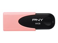 PNY Attaché 4 64GB USB 2.0 Pink