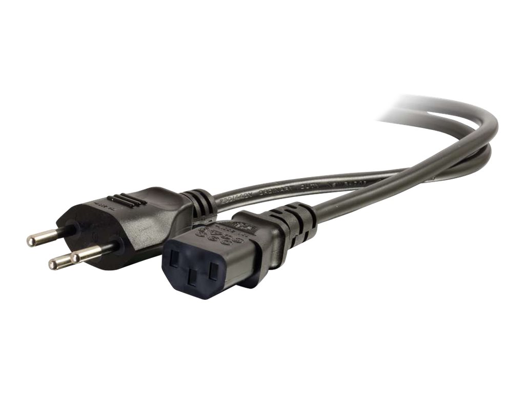 C2G Swiss Power Cord - elektrický kabel - power IEC 60320 C13 do SEV 1011 - 2 m – foto 2