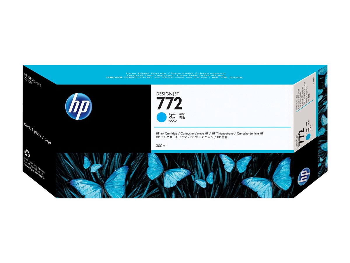HP 772 300-ML CYAN INK CARTRIDG