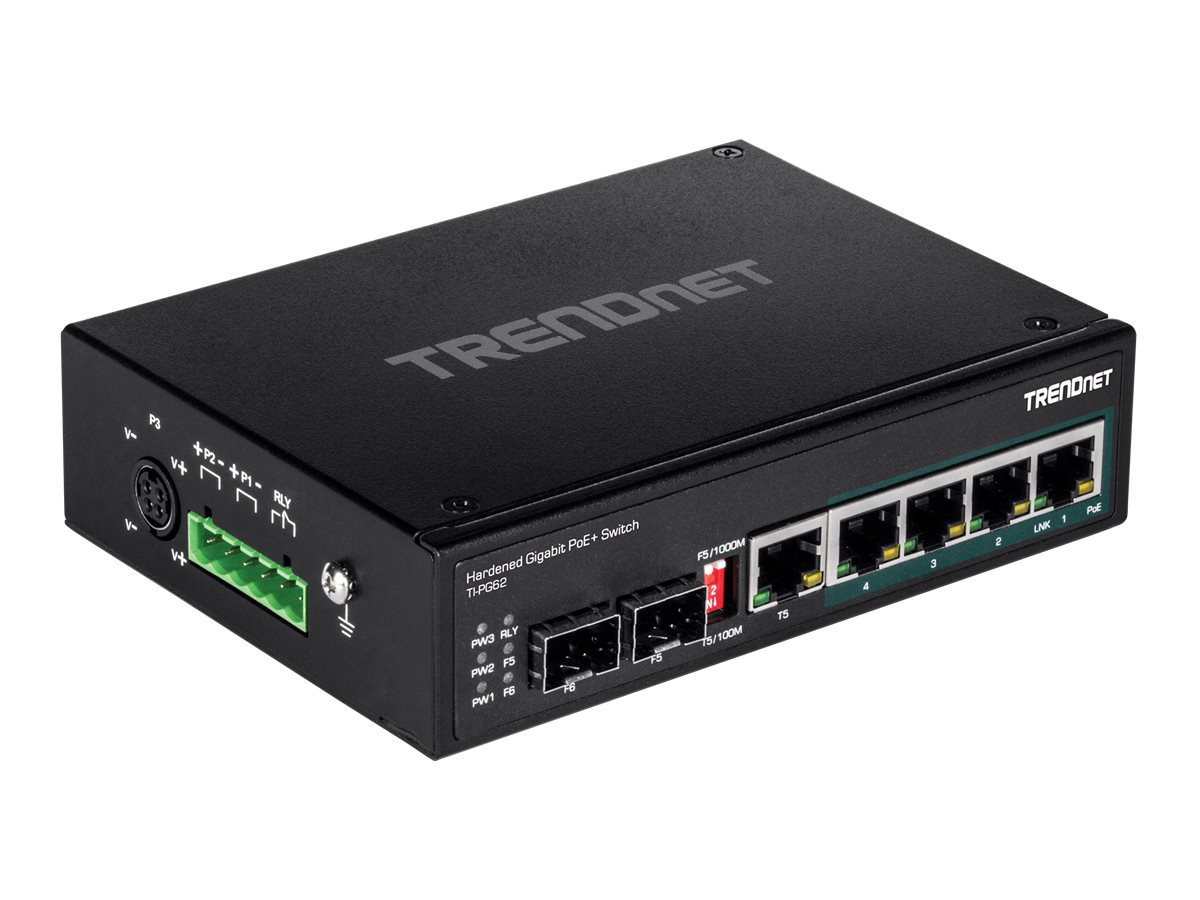 TRENDnet TI-PG62 - switch - 6 ports - unmanaged