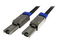 StarTech.com 1m External Mini SAS Cable - Serial Attached SCSI SFF-8088 to SFF-8088 - 2x SFF-8088 (M) - 1 meter, Black (ISAS8
