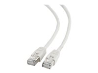 Cablexpert CAT 6 Kabel med folie og kobberfletning (FTP) 3m Patchkabel Hvid