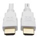 Tripp Lite High-Speed HDMI Cable with Digital Video and Audio, Ultra HD 1080p (M/M), White, 25 ft.