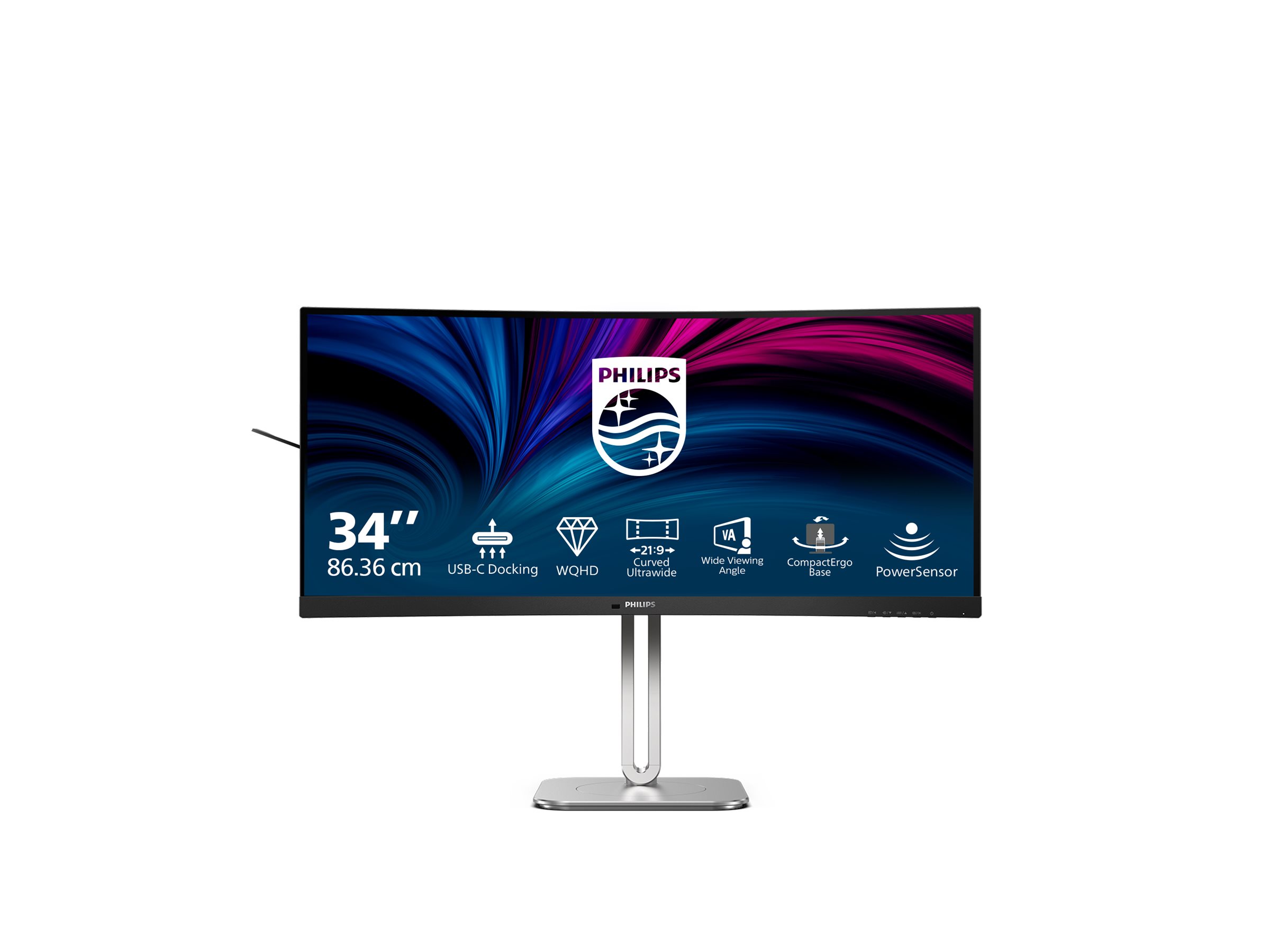 Philips 34B2U5600C 5000 Series LED monitor curved Usage / lifestyle Front 72785