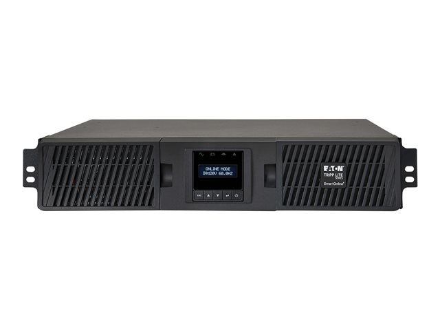 Eaton Tripp Lite Series SmartOnline 3000VA 2700W 120V Double-Conversion UPS - 7 Outlets, Extended Run, Network Card Included, LCD, USB, DB9, 2U Rack/Tower Battery Backup