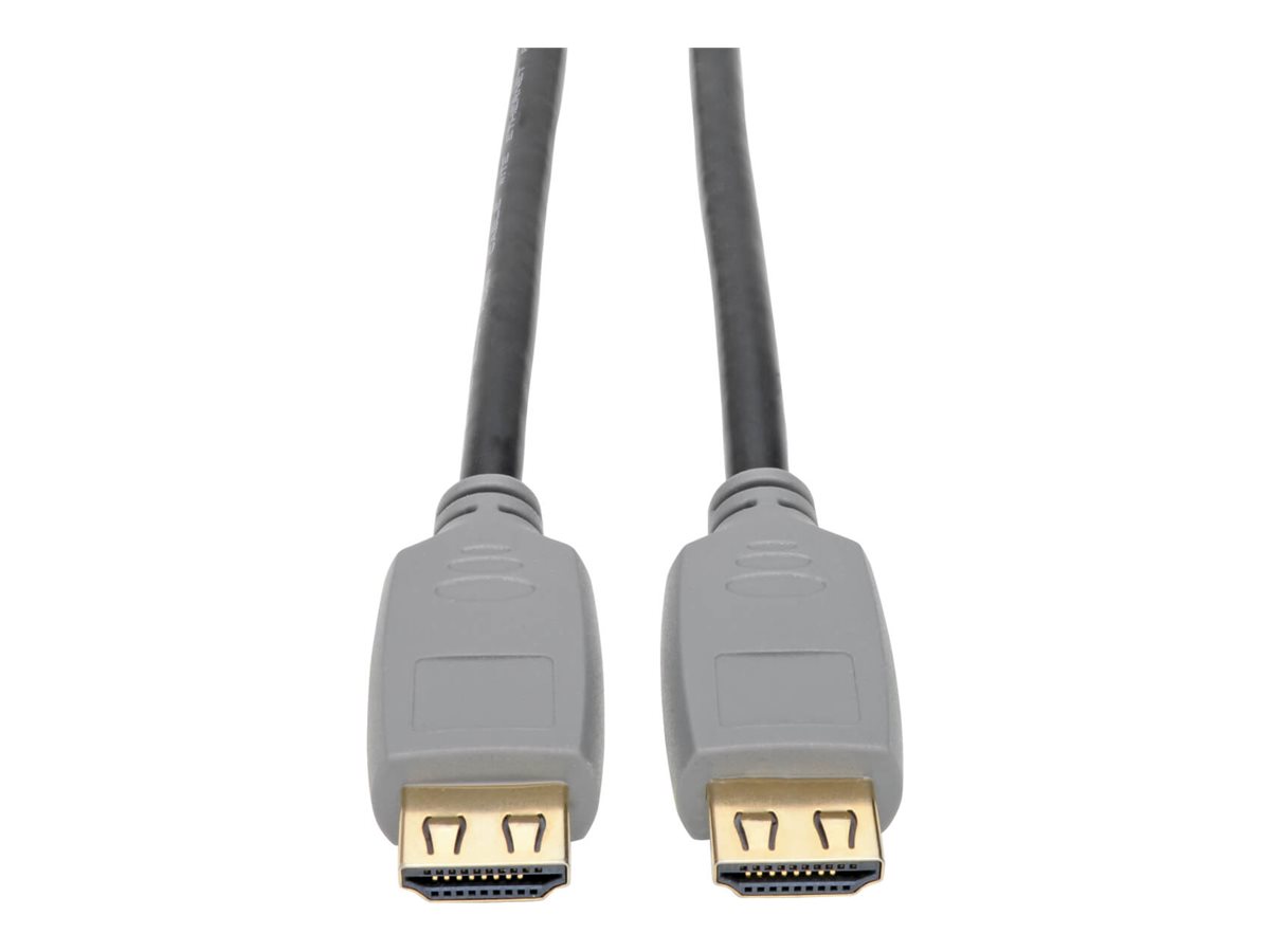 Tripp Lite High-Speed HDMI 2.0a Cable with Gripping Connectors 4K 60 Hz 4:4:4 M/M Black 2m
