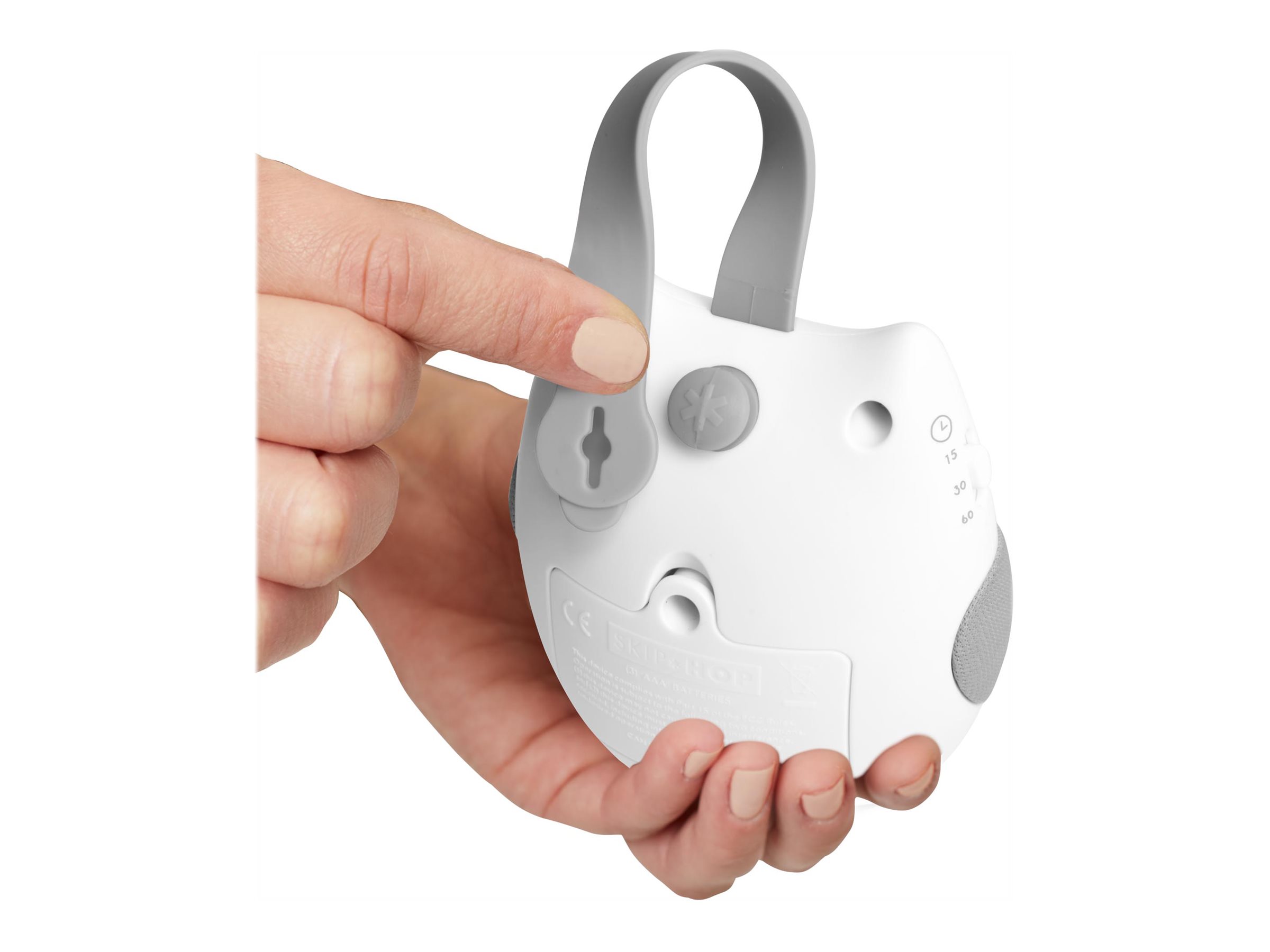 Skip Hop Stroll & Go Portable Baby Soother - White