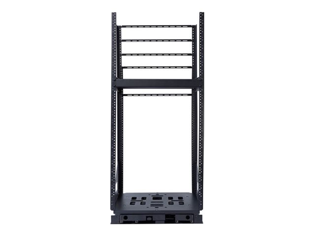 Dynamix rack 19 18U rotation angles 45° & 90° matte Product shot Front 79350