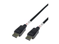 DELTACO DisplayPort kabel 1m Sort