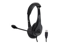AVID AE-39 30 Series headset on-ear wired USB gray (pack of 50)