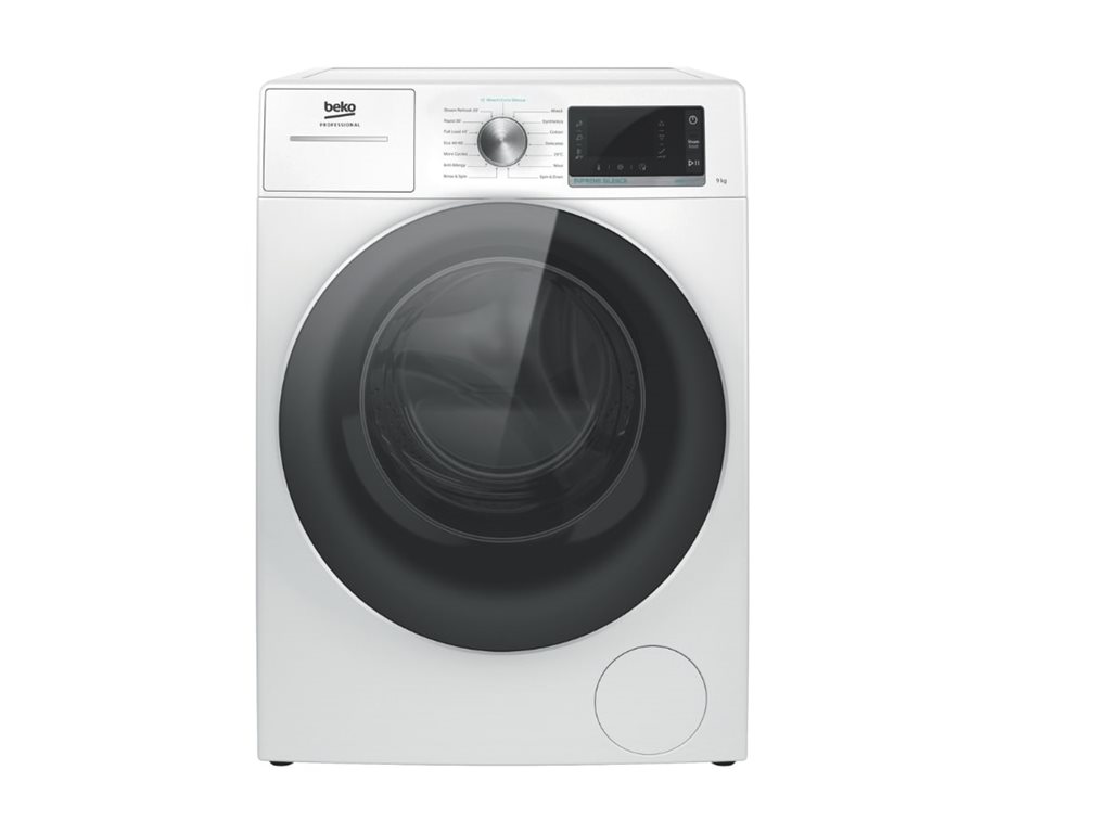 An image of Beko Professional AWB912-PRO-BP washing machine - front loading - freestanding - white