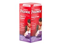 Tylenol* Children's Acetaminophen Suspension Liquid - Grape - 100ml