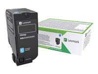 Lexmark - High Yield - cyan - original - toner cartridge - LCCP, LRP, Lexmark Corporate
