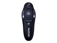 DICOTA Pin Point Wireless Laser Pointer - projector pointing device - black