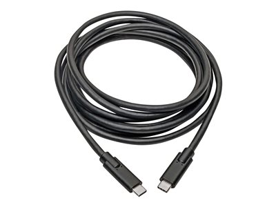 Tripp Lite USB Type-C to Type-C Cable, M/M, 3.1, Gen 1, 5 Gbps, 10 ft. - Thunderbolt 3 Compatible, 3A Rating