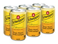 Schweppes Mini Tonic Water - 6x222ml
