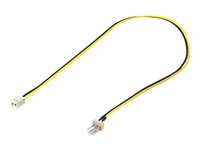 goobay 2-pin intern strøm (female) - 3-PIN intern spænding (male) 30cm Strømforsyningsadapter