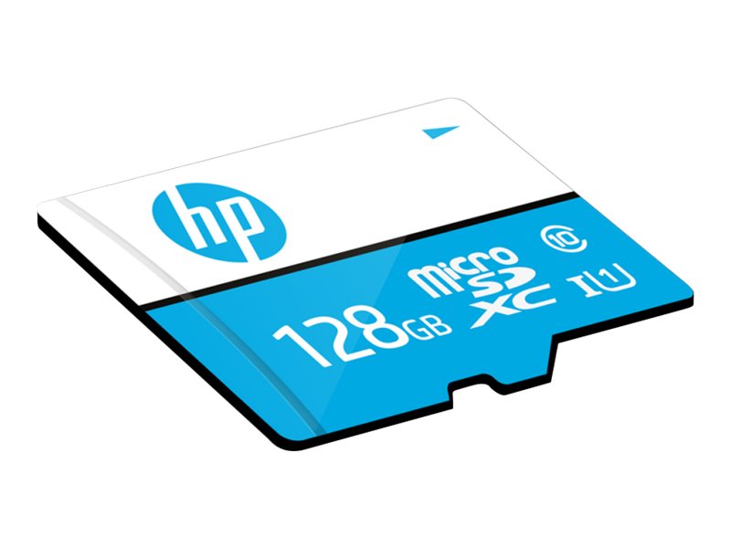 HP mx310 flash memory card 128 GB microSDXC Package view Front 77625