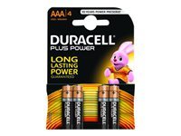 Duracell - Battery 4 x AAA - Alkaline - 1150 mAh
