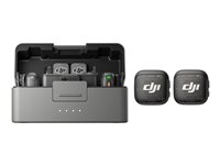 DJI Mic 3 Trådløst mikrofonsystem Trådløs Sort