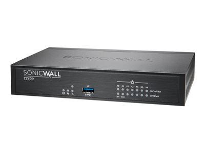 SonicWall TZ400 Security appliance with 1 year TotalSecure GigE
