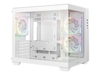 DeepCool CG330 3F WH Tower Micro ATX Hvid