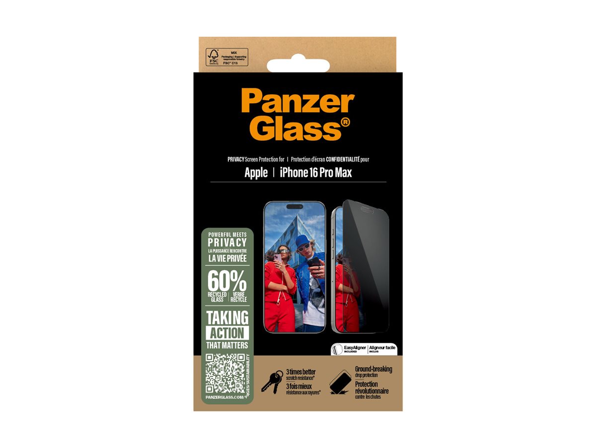 PanzerGlass Screen Protector for Apple iPhone 16 Pro Max