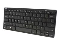 Adesso SlimTouch WKB-1100BB Mini Keyboard wireless Bluetooth 3.0 QWERTY US black